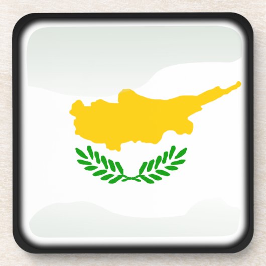 Dessous-de-verre Drapeau de Chypre (Devant)