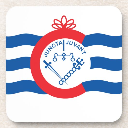 Dessous-de-verre Drapeau de Cincinnati (Devant)