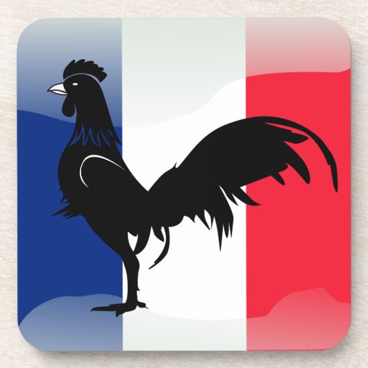 Dessous-de-verre Drapeau de Coquelet (Devant)