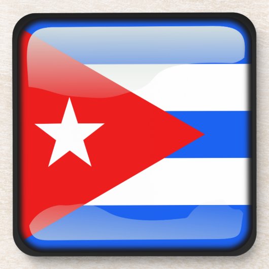 Dessous-de-verre Drapeau de Cuba (Devant)