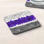Dessous-de-verre Drapeau de fierté Greygender Boho Géométrique Mod (Côté gauche)