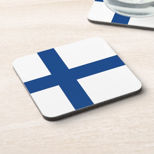 Dessous-de-verre Drapeau de Finlande (Côté gauche)