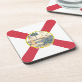 Dessous-de-verre Drapeau de Floride : L'état de soleil des Floridie (Côté gauche)