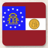 Dessous-de-verre Drapeau de Géorgie (Devant)