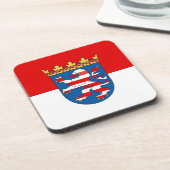 Dessous-de-verre Drapeau de Hesse Beverage Coaster (Côté gauche)
