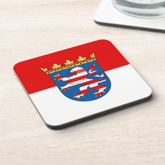 Dessous-de-verre Drapeau de Hesse Beverage Coaster (Côté gauche)