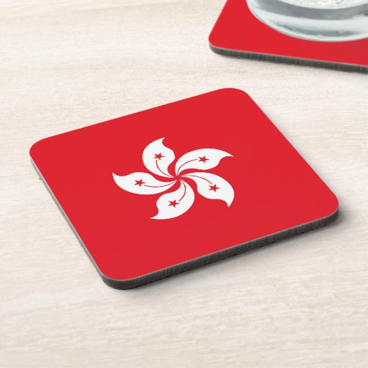 Dessous-de-verre Drapeau de Hong Kong (Côté gauche)