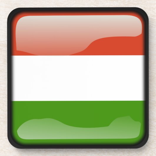 Dessous-de-verre Drapeau de Hongrie (Devant)