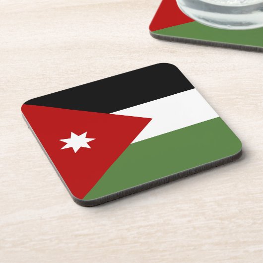 Dessous-de-verre Drapeau de Jordanie (Côté gauche)
