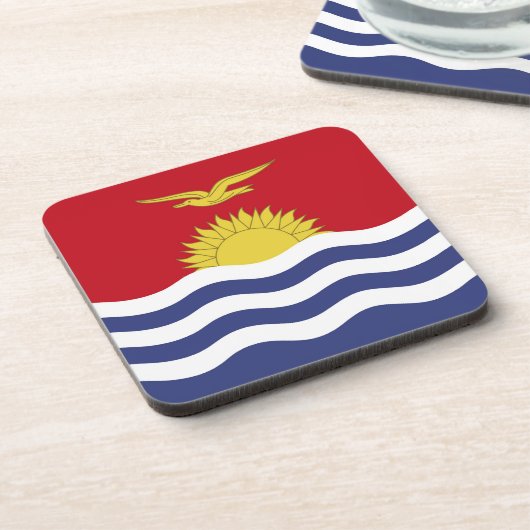 Dessous-de-verre drapeau de Kiribati (Côté gauche)