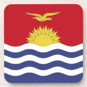 Dessous-de-verre drapeau de Kiribati (Devant)