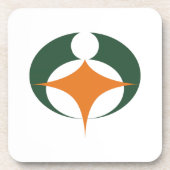 Dessous-de-verre Drapeau de Koga, Shiga, Japon (Devant)