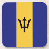 Dessous-de-verre Drapeau de la Barbade (Devant)