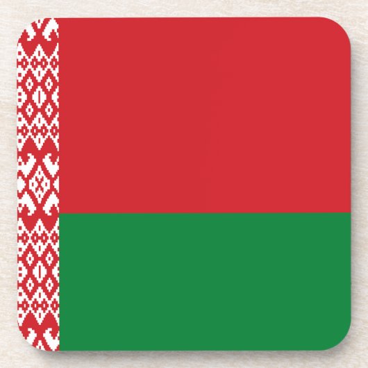 Dessous-de-verre drapeau de la Biélorussie (Devant)