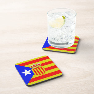Dessous-de-verre Drapeau de la Catalogne