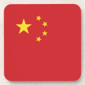 Dessous-de-verre Drapeau de la Chine (Devant)