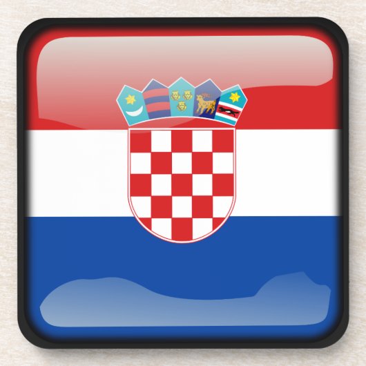 Dessous-de-verre Drapeau de la Croatie (Devant)