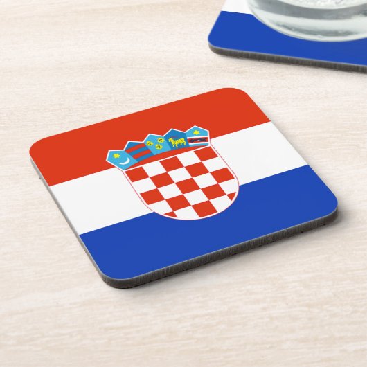 Dessous-de-verre Drapeau de la Croatie (Côté gauche)