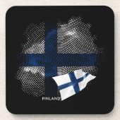 Dessous-de-verre Drapeau de la Finlande (Devant)