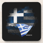 Dessous-de-verre Drapeau de la Grèce (Devant)