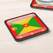 Dessous-de-verre Drapeau de la Grenade (Côté gauche)