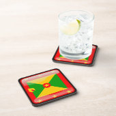 Dessous-de-verre Drapeau de la Grenade (Côté Droit)