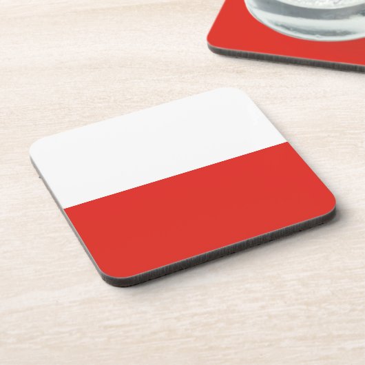 Dessous-de-verre Drapeau de la Pologne (Côté gauche)