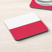 Dessous-de-verre Drapeau de la Pologne (Côté gauche)