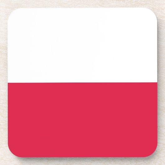 Dessous-de-verre Drapeau de la Pologne (Devant)