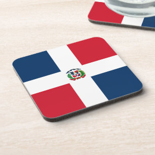 Dessous-de-verre drapeau de la République dominicaine