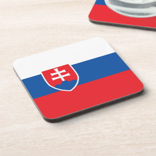Dessous-de-verre Drapeau de la Slovaquie