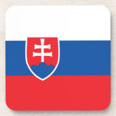 Dessous-de-verre Drapeau de la Slovaquie (Devant)