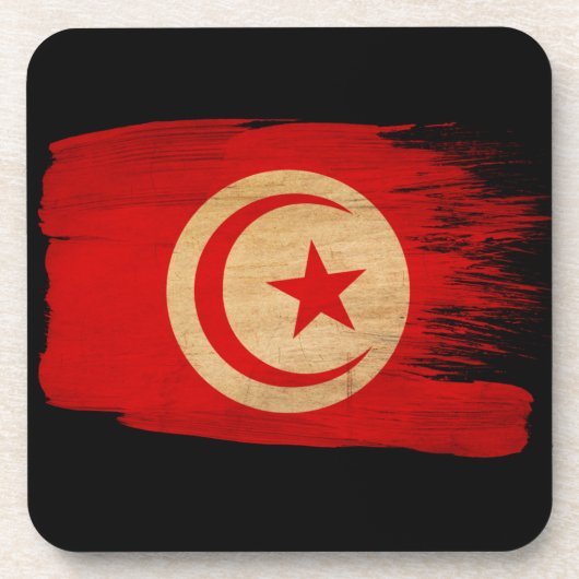Dessous-de-verre Drapeau de la Tunisie (Devant)