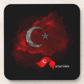 Dessous-de-verre Drapeau de la Turquie (Devant)