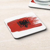 Dessous-de-verre Drapeau de l'Albanie (Côté gauche)