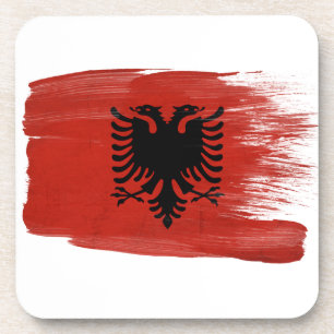 Dessous-de-verre Drapeau de l'Albanie