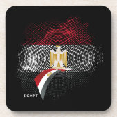 Dessous-de-verre Drapeau de l'Égypte (Devant)