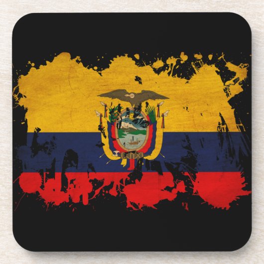 Dessous-de-verre Drapeau de l'Equateur (Devant)