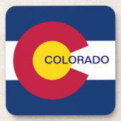 Dessous-de-verre Drapeau de l'État du Colorado (Devant)