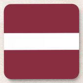 Dessous-de-verre Drapeau de Lettonie (Devant)
