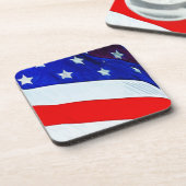 Dessous-de-verre Drapeau de l'impressionnisme Abstrait américain (Côté gauche)