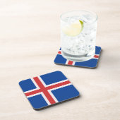 Dessous-de-verre Drapeau de l'Islande (Côté Droit)