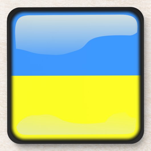 Dessous-de-verre Drapeau de l'Ukraine (Devant)