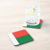 Dessous-de-verre Drapeau de Madagascar (Côté Droit)