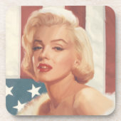Dessous-de-verre Drapeau de Marilyn (Devant)