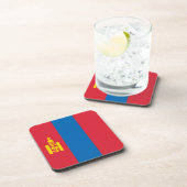 Dessous-de-verre Drapeau de Mongolie (Côté Droit)