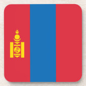Dessous-de-verre Drapeau de Mongolie (Devant)