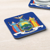 Dessous-de-verre Drapeau de New York, L'Empire State, Colonies amér (Côté gauche)