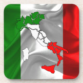 Dessous-de-verre Drapeau de ondulation italien (Devant)