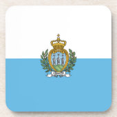 Dessous-de-verre Drapeau de Saint-Marin (Devant)